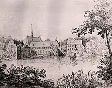 1910 : l'ancien prieuré de Groenendael.