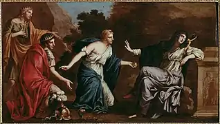 Le renoncement de Louise de la Vallière (par Jean-Charles Nocret, musée des Beaux-Arts de Brest)