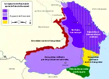 carte du royaume de Roumanie
