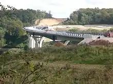 Le viaduc de la Scie en septembre 2014 à Manéhouville.