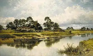 Severn Side, Sabrina's Stream at Kempsey on the River Severn, sans date