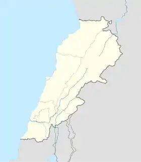 Voir sur la carte administrative du Liban