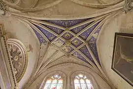 Chapelle du déambulatoire, voute à liernes et tiercerons