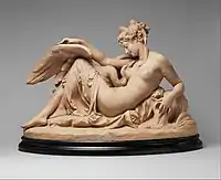Léda et le cygne, vers 1870, terre cuite, New York Metropolitan Museum of Art.