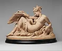 Léda et le cygne par Albert-Ernest Carrier-Belleuse