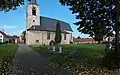 Extérieur de l'église Saint-Lambert direction nord-ouest