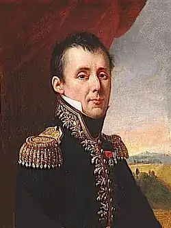 Portrait d'Olivier de Saint-Georges de Vérac, maréchal de camp, gouverneur du château de Versailles de 1819 à 1830, Robert Lefèvre, 1817, château de Versailles