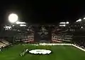 Tifo du Christ lors de ce même match.