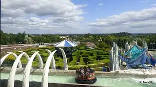 Bouée sur le parcours à Legoland Windsor.