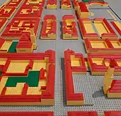 « Modèle Lego » de la nouvelle ville prévue