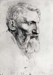 Rodin, par Alphonse Legros.