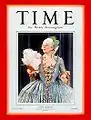 En couverture de Time en 1935