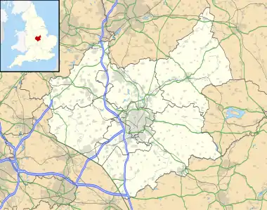 Voir sur la carte administrative du Leicestershire