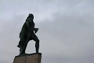 Statue de Leif Erikson à Reykjavik.