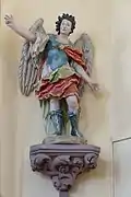 Statue d'archange (XVIIIe), église Saint-Joseph de Leiterswiller