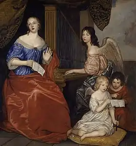 Louise de La Vallière et ses enfants par Peter Lely, Musée des Beaux-Arts de Rennes.