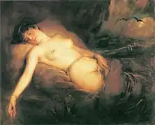 Femme nue allongée, 1902, Musée Lenbachhaus, Munich