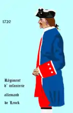 régiment de Lenck de 1729 à 1734