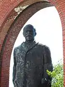 Statue exposée aujourd'hui au Memento Park (Budapest, Hongrie).