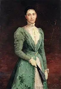 Portrait d'Elisabeth Jane Gardner (1895), par Charles Amable Lenoir, localisation inconnue