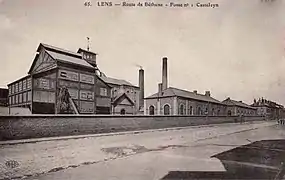 Fosse no 1, Compagnie des mines de Lens (route de Béthune).