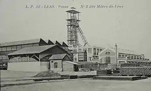 Fosse no 2 - 2 bis Grand Condé, Compagnie des mines de Lens.
