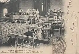 Fosse no 2 - 2 bis Grand Condé, Compagnie des mines de Lens (oblitération de 1902).