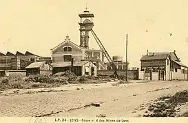Fosse no 4 Louis Bigo ou Saint Louis, Compagnie des mines de Lens.