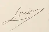 signature de Léon Becker