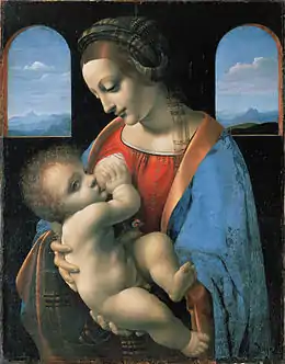 Vierge allaitant (Madonna litta) de Giovanni Antonio Boltraffio
