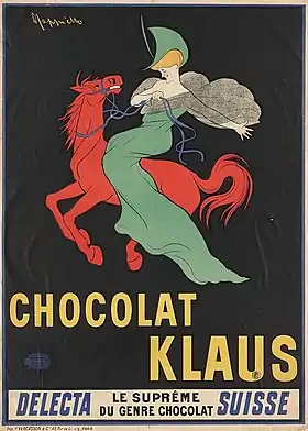 Chocolat Klaus (vers 1903).