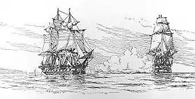 illustration de HMS Leopard (1790)