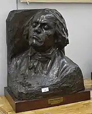 Buste de Beethoven, sculpture de Léopold Renard