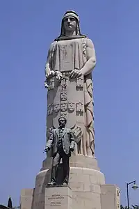 Monument à António José de Almeida, 1935-1937, Lisbonne (collaboration avec Porfírio Pardal Monteiro (pt)).