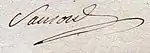 Signature de