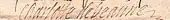 signature de Charlotte de Sauve