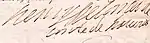 Signature de Henri de Lorraine