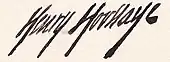 signature de Henry Houssaye