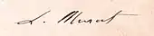 signature de Lucien Murat