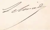 signature de Hortense Schneider