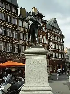 Statue de la place du Champ Jacquet