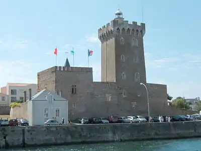 Le château Saint-Clair dans le quartier de La Chaume.