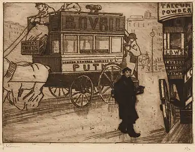 Les derniers bus (Londres, 1912)