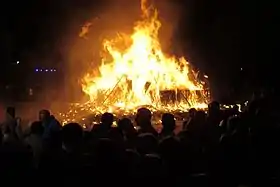 Boutage de Feu à la Place Nervienne, Mons