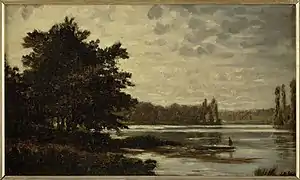 Auguste Anastasi, Les étangs de Commelle, avant 1873Collection du Musée Condé