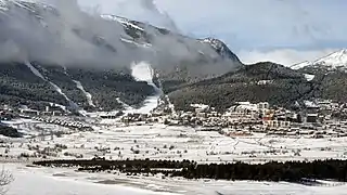 Le village en hiver