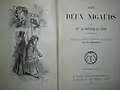 Frontispice et page de titre pour Les Deux Nigauds (1863, rééd. 1925)