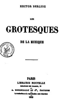 Image illustrative de l’article Les Grotesques de la musique