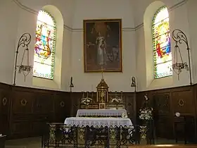 Intérieur de la Chapelle Sainte-Philomène, intérieur.