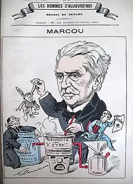 Théophile Marcou, président de la Société des arts et des sciences en 1848.